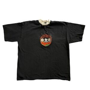 Vintage Peanuts Collection Charlie Brown Snoopy Great Pumpkin Halloween Black XL